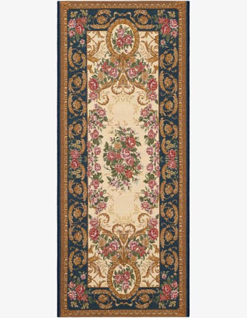 2' x 5' Easy-Clean Traditional Indoor / Outdoor Runner Rug