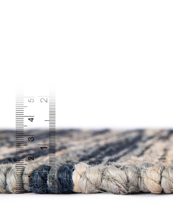 Detail image of 7' 10 x 7' 10  Hand Woven Chunky Jute Square Rug