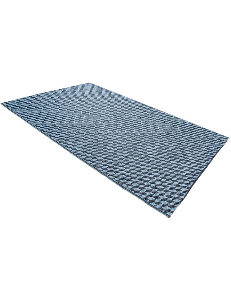 Detail image of 4' x 6' Easy-Clean Modern Indoor / Outdoor Rug