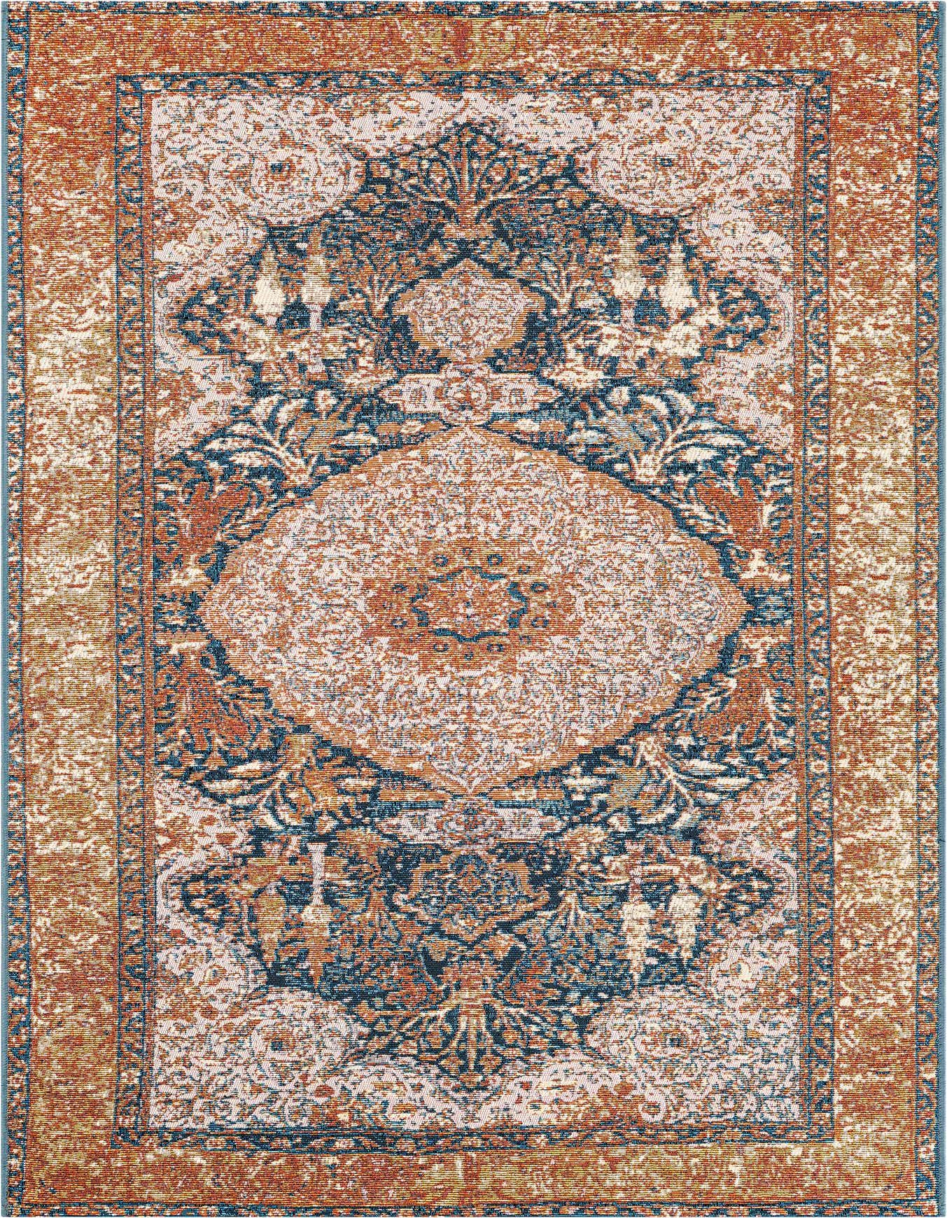 4' x 6' Easy-Clean Traditional Indoor / Outdoor Rug