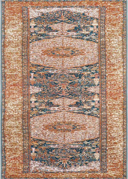 2' 7 x 10' Easy-Clean Traditional Indoor / Outdoor Runner Rug