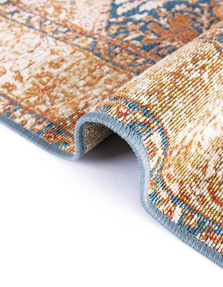 Detail image of 2' x 5'  Washable Traditional Indoor / Outdoor Runner Rug