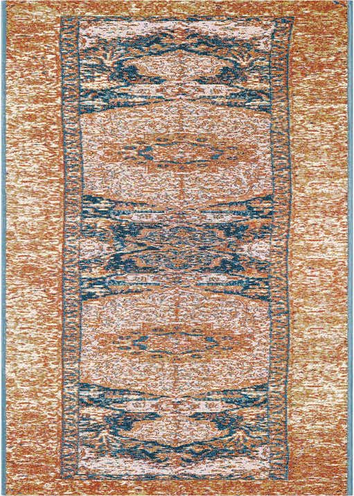 2' x 8' Easy-Clean Traditional Indoor / Outdoor Runner Rug