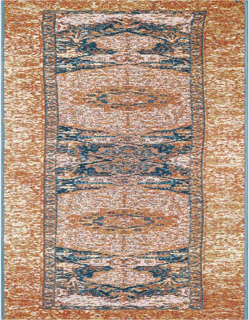 Detail image of 2' x 8' Easy-Clean Traditional Indoor / Outdoor Runner Rug