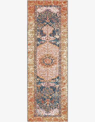 2' x 6' Easy-Clean Traditional Indoor / Outdoor Runner Rug
