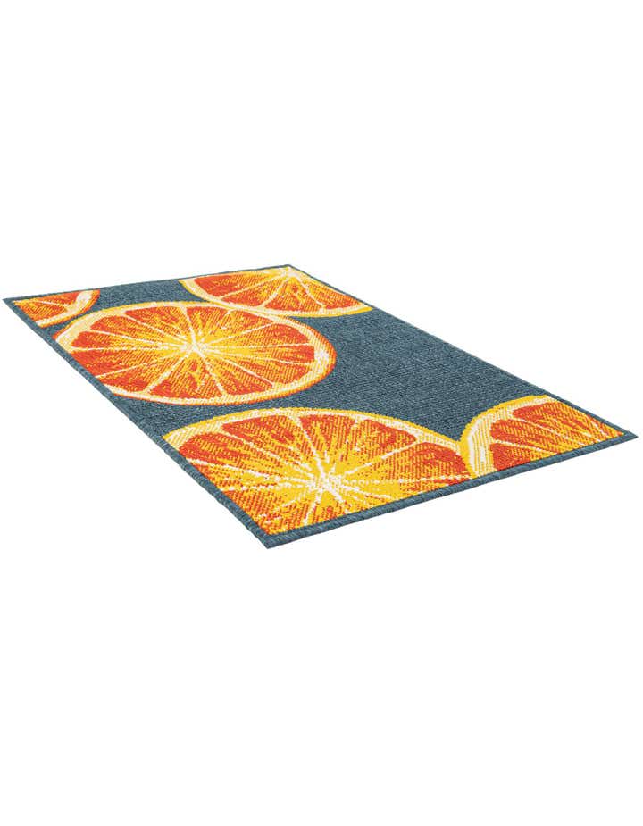 2' x 3' Easy-Clean Modern Indoor / Outdoor Rug