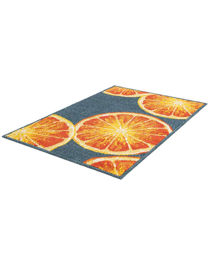 2' x 3' Easy-Clean Modern Indoor / Outdoor Rug
