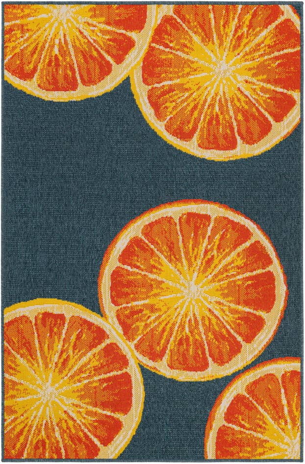 Detail image of 4' x 6' Easy-Clean Modern Indoor / Outdoor Rug