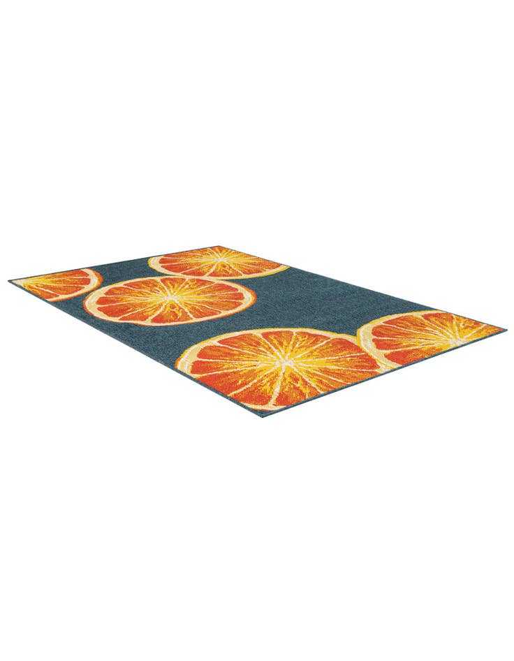 Detail image of 4' x 6'  Washable Modern Indoor / Outdoor Rug