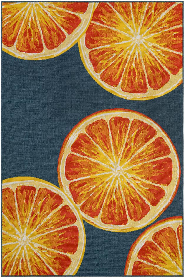Detail image of 6' x 9' Easy-Clean Modern Indoor / Outdoor Rug