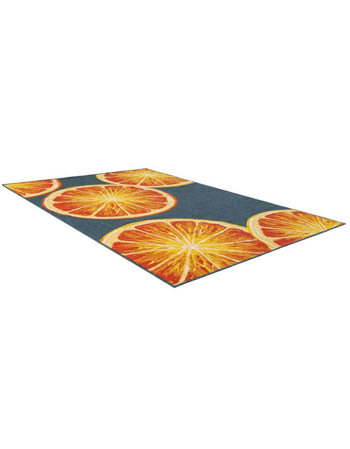 6' x 9' Easy-Clean Modern Indoor / Outdoor Rug