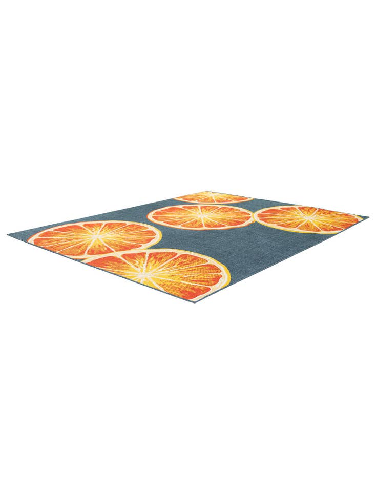 Detail image of 7' 10 x 10' Easy-Clean Modern Indoor / Outdoor Rug