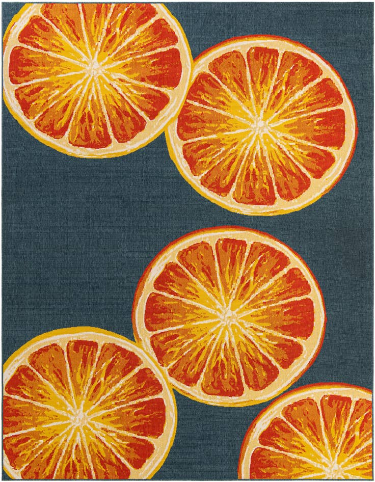 Detail image of 9' x 12' Easy-Clean Modern Indoor / Outdoor Rug