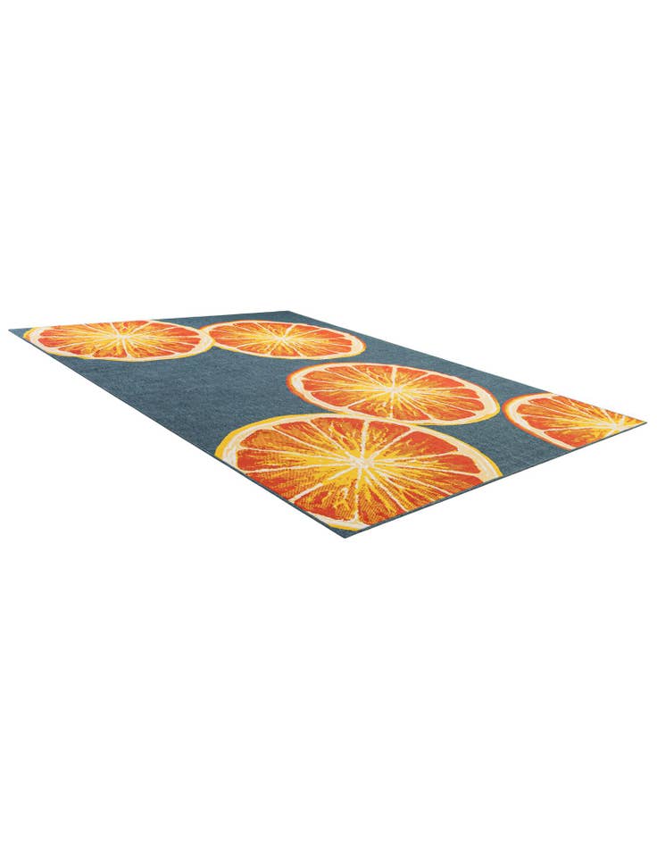 Detail image of 9' x 12'  Washable Modern Indoor / Outdoor Rug