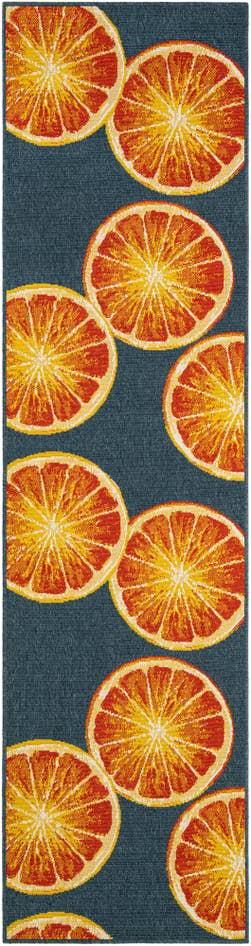 Detail image of 2' 7 x 10' Easy-Clean Modern Indoor / Outdoor Runner Rug