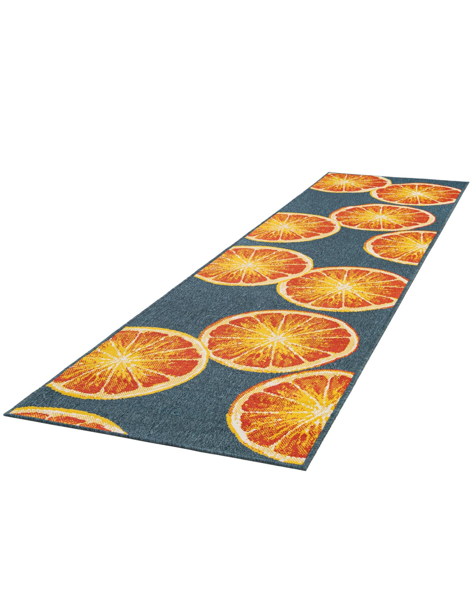 2' 7 x 10' Easy-Clean Modern Indoor / Outdoor Runner Rug