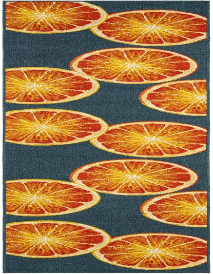 Detail image of 2' 7 x 12' Easy-Clean Modern Indoor / Outdoor Runner Rug