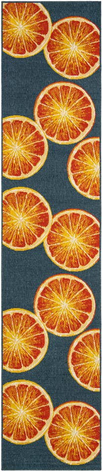 Detail image of 2' 7 x 12' Easy-Clean Modern Indoor / Outdoor Runner Rug