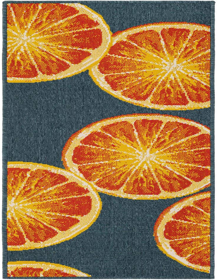 Detail image of 2' x 5' Easy-Clean Modern Indoor / Outdoor Runner Rug