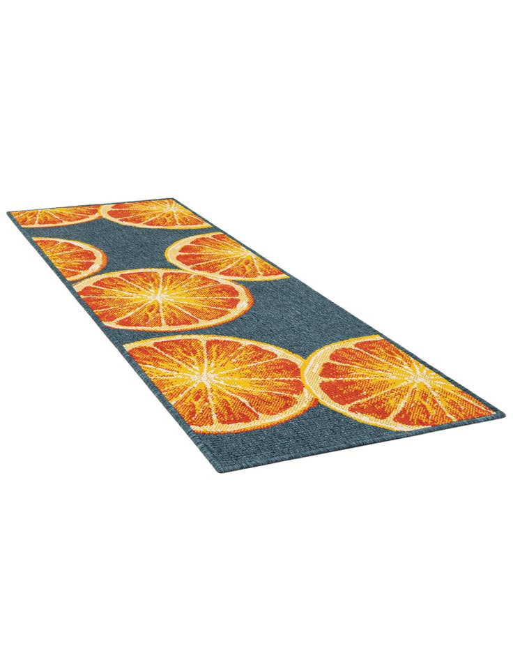Detail image of 2' x 6'  Washable Modern Indoor / Outdoor Runner Rug