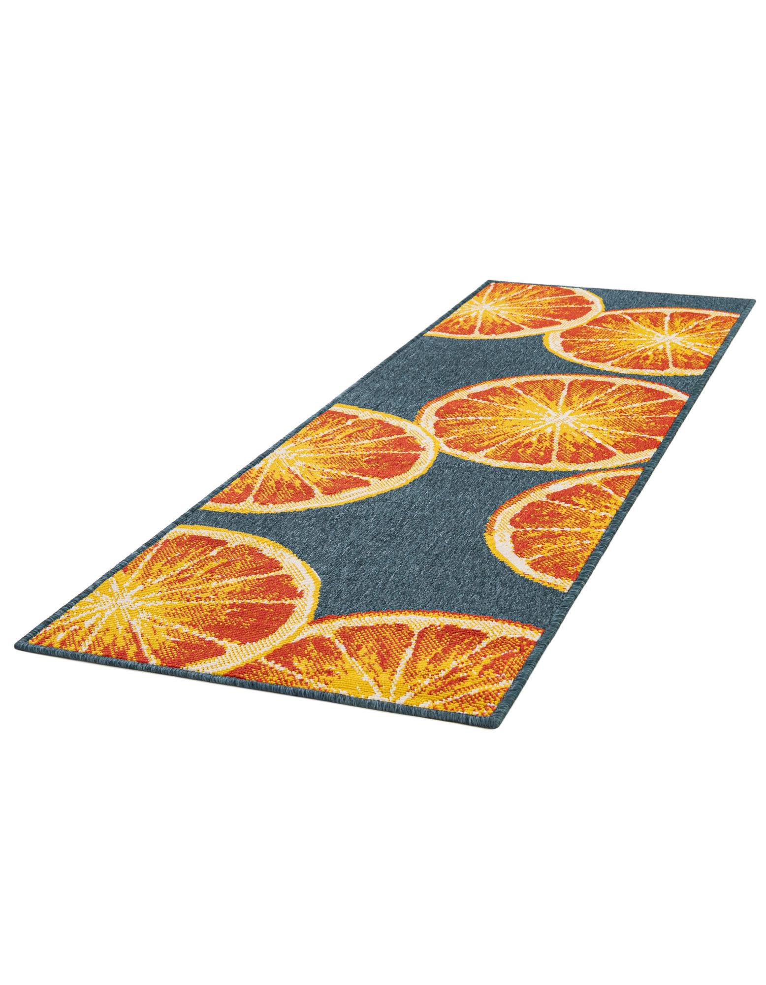 2' x 6' Easy-Clean Modern Indoor / Outdoor Runner Rug