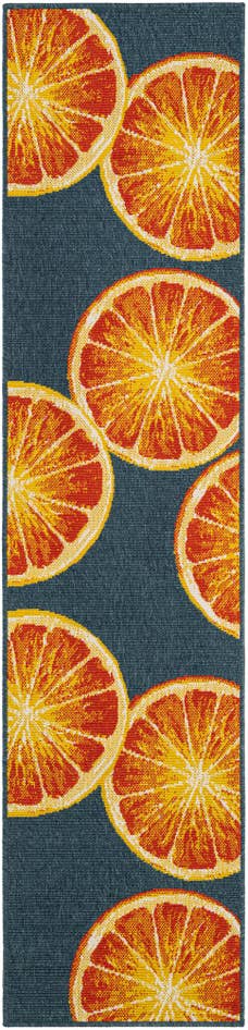 Detail image of 2' x 8' Easy-Clean Modern Indoor / Outdoor Runner Rug