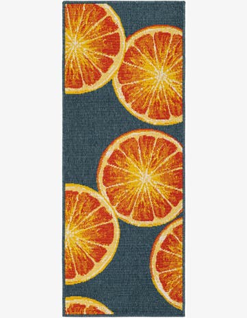 2' x 5' Easy-Clean Modern Indoor / Outdoor Runner Rug