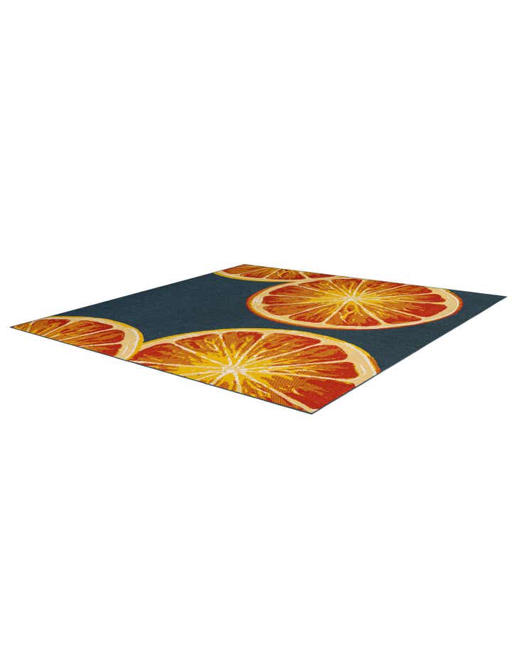 10' x 10' Easy-Clean Modern Indoor / Outdoor Square Rug