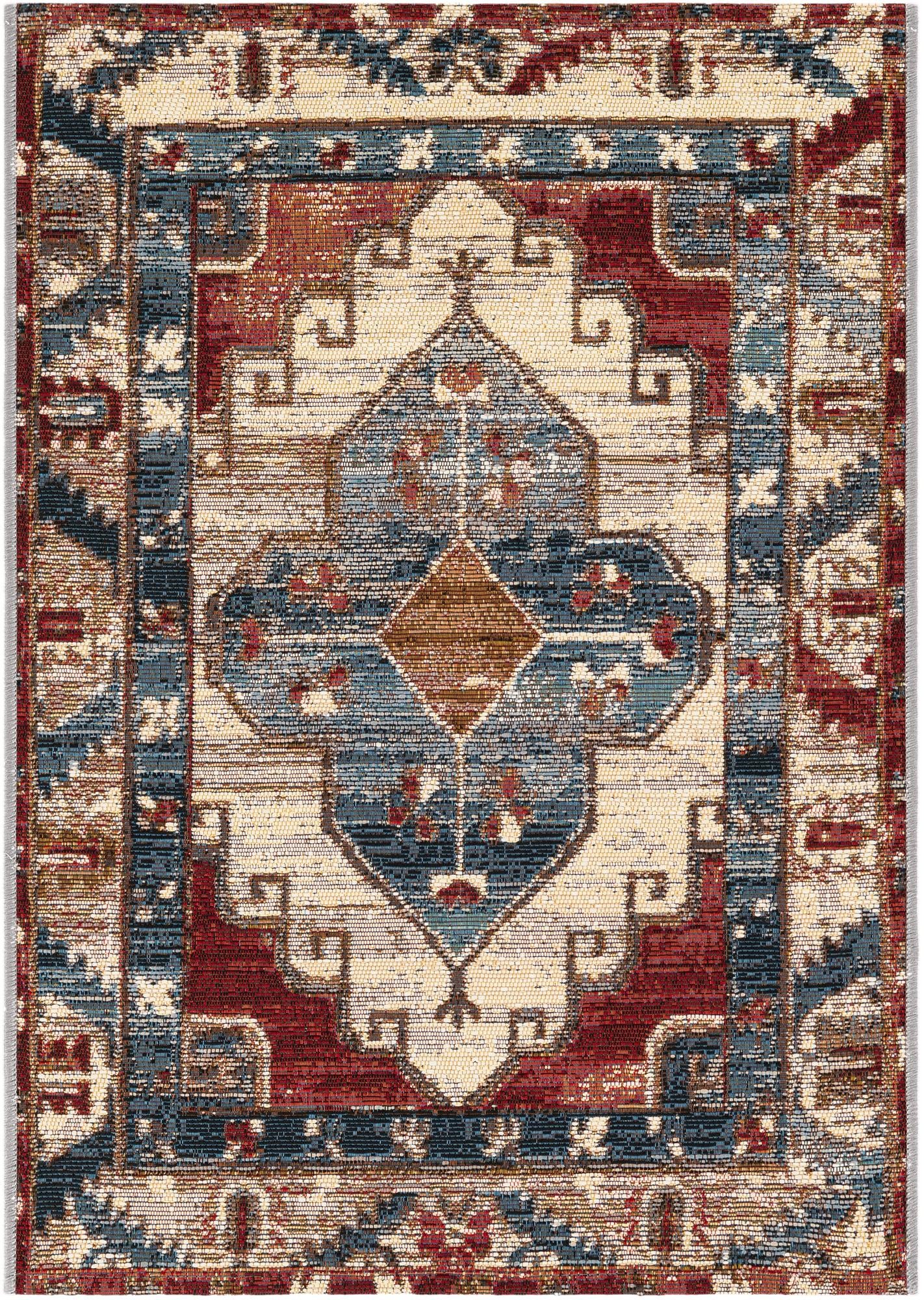 2' x 3' Easy-Clean Traditional Indoor / Outdoor Rug