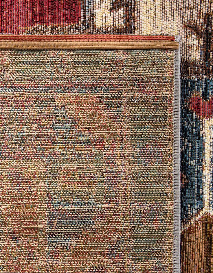 Detail image of 10' x 10' Easy-Clean Traditional Indoor / Outdoor Square Rug