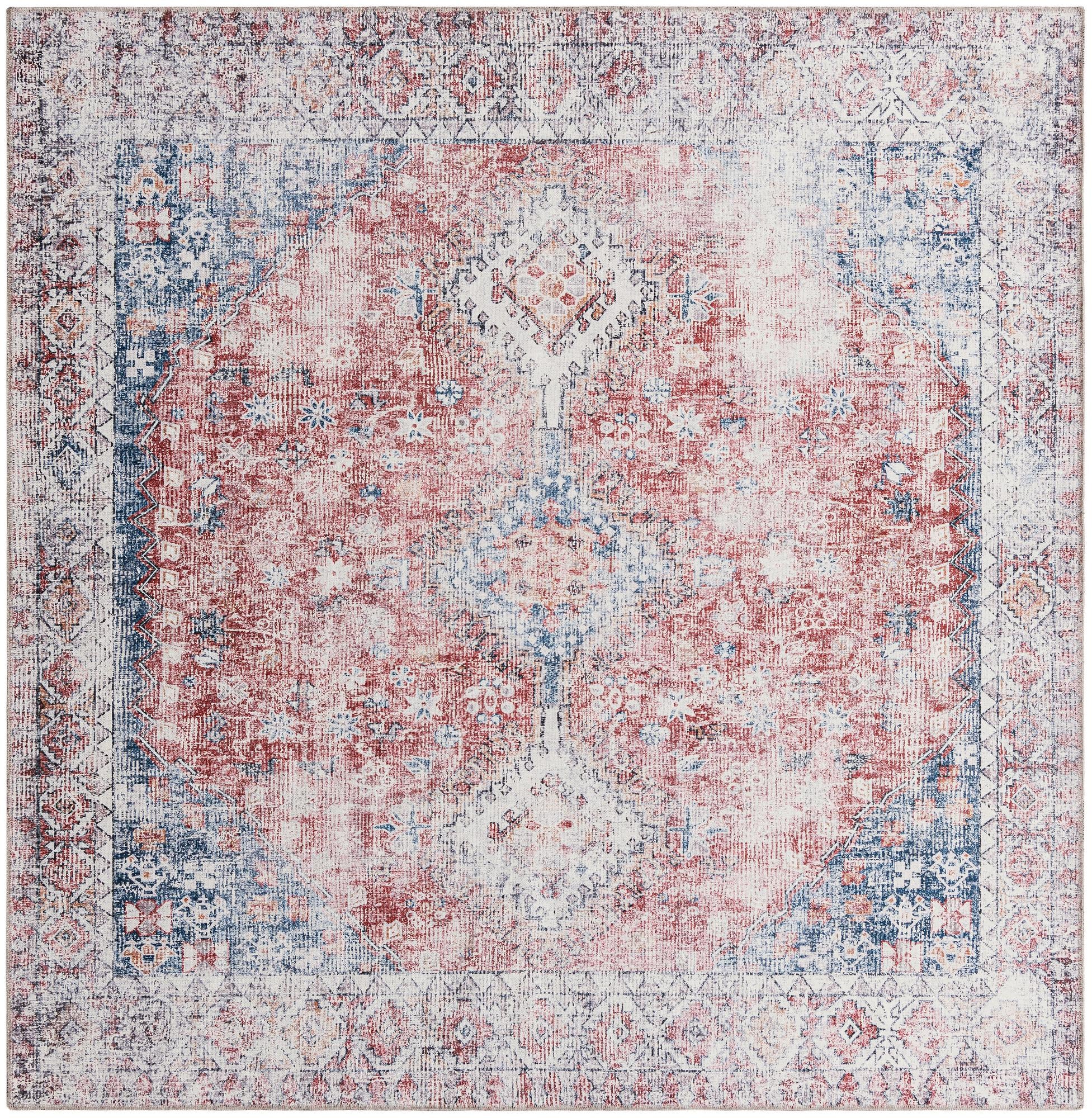 7' 10 x 7' 10 Washable Yara Square Rug