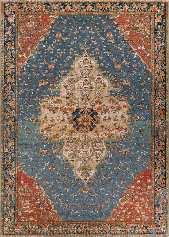 10' x 14' Easy-Clean Traditional Indoor / Outdoor Rug
