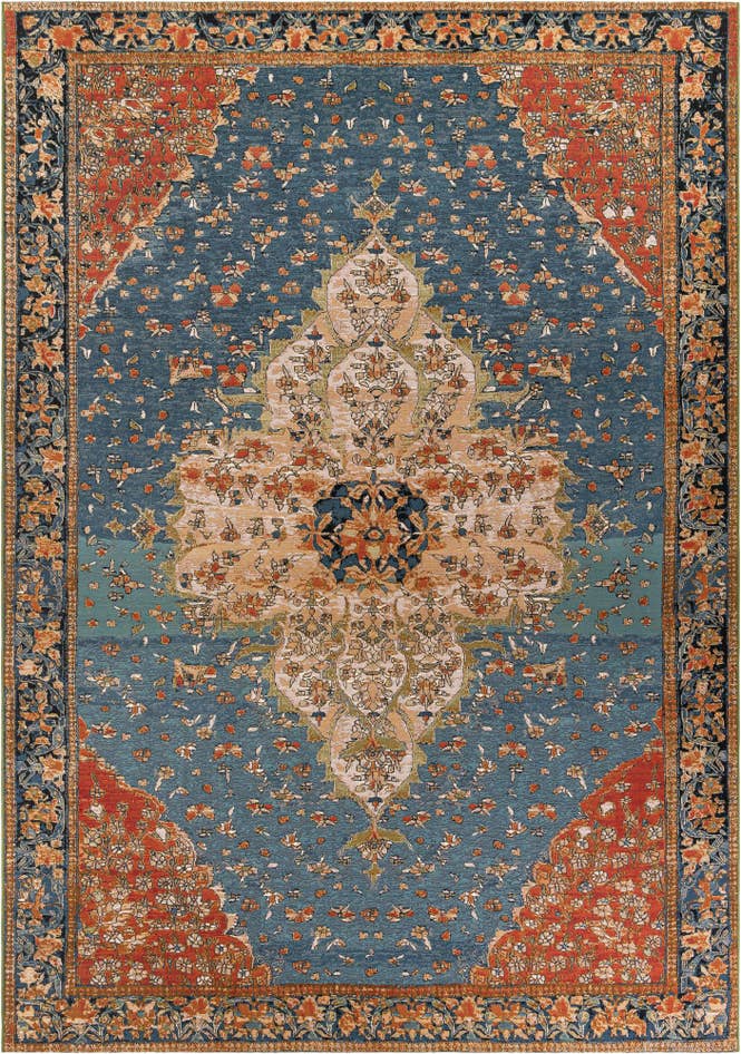 Detail image of 10' x 14' Easy-Clean Traditional Indoor / Outdoor Rug