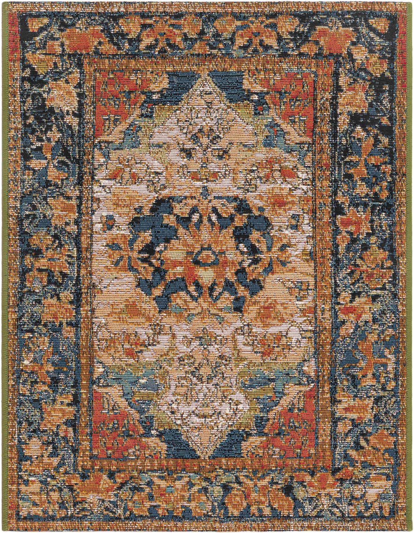 2' x 3' Easy-Clean Traditional Indoor / Outdoor Rug