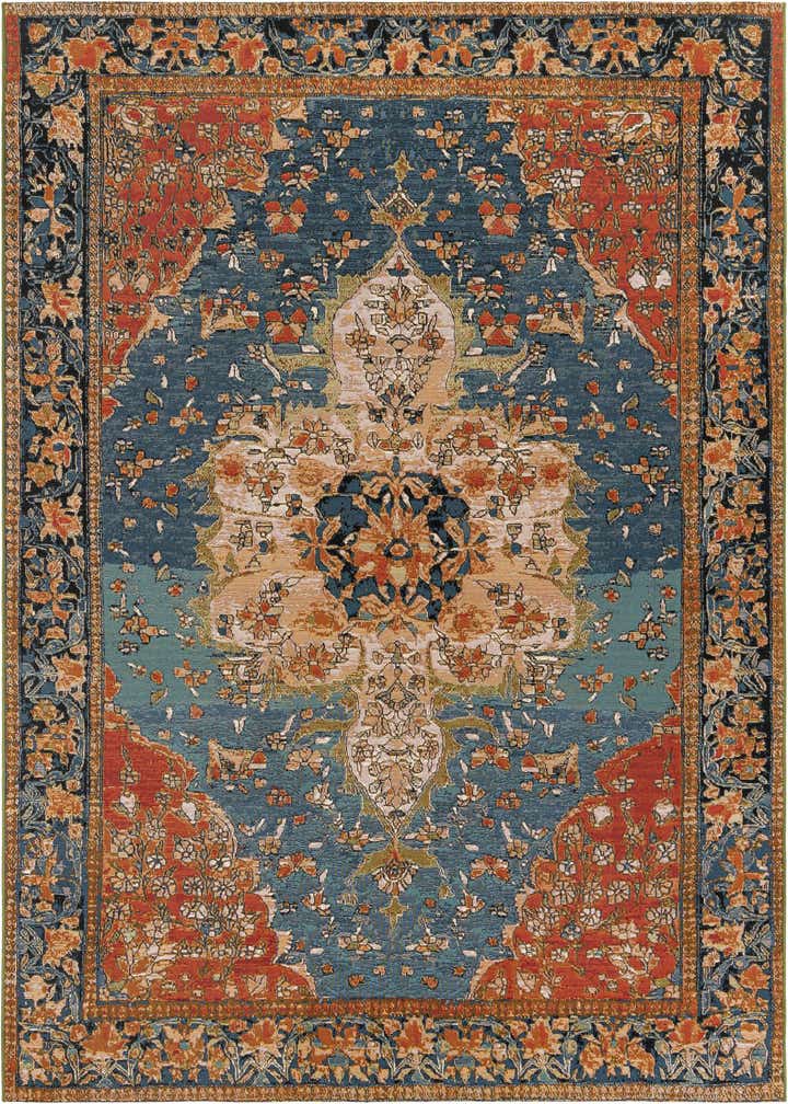 7' 10 x 10' Easy-Clean Traditional Indoor / Outdoor Rug