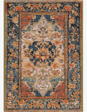 2' x 3' Easy-Clean Traditional Indoor / Outdoor Rug