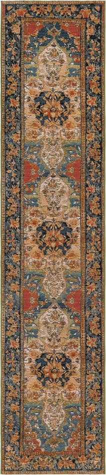 Detail image of 2' 7 x 12' Easy-Clean Traditional Indoor / Outdoor Runner Rug