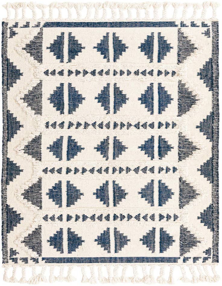 Detail image of 5' 1 x 8' Hand Woven Arizona Wool Rug