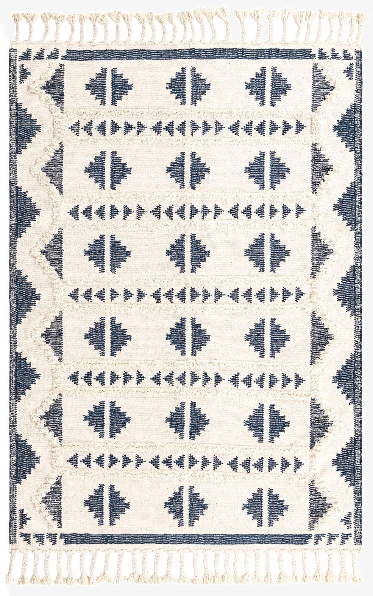Primary image 6' 1 x 9'  Hand Woven Arizona Wool Rug