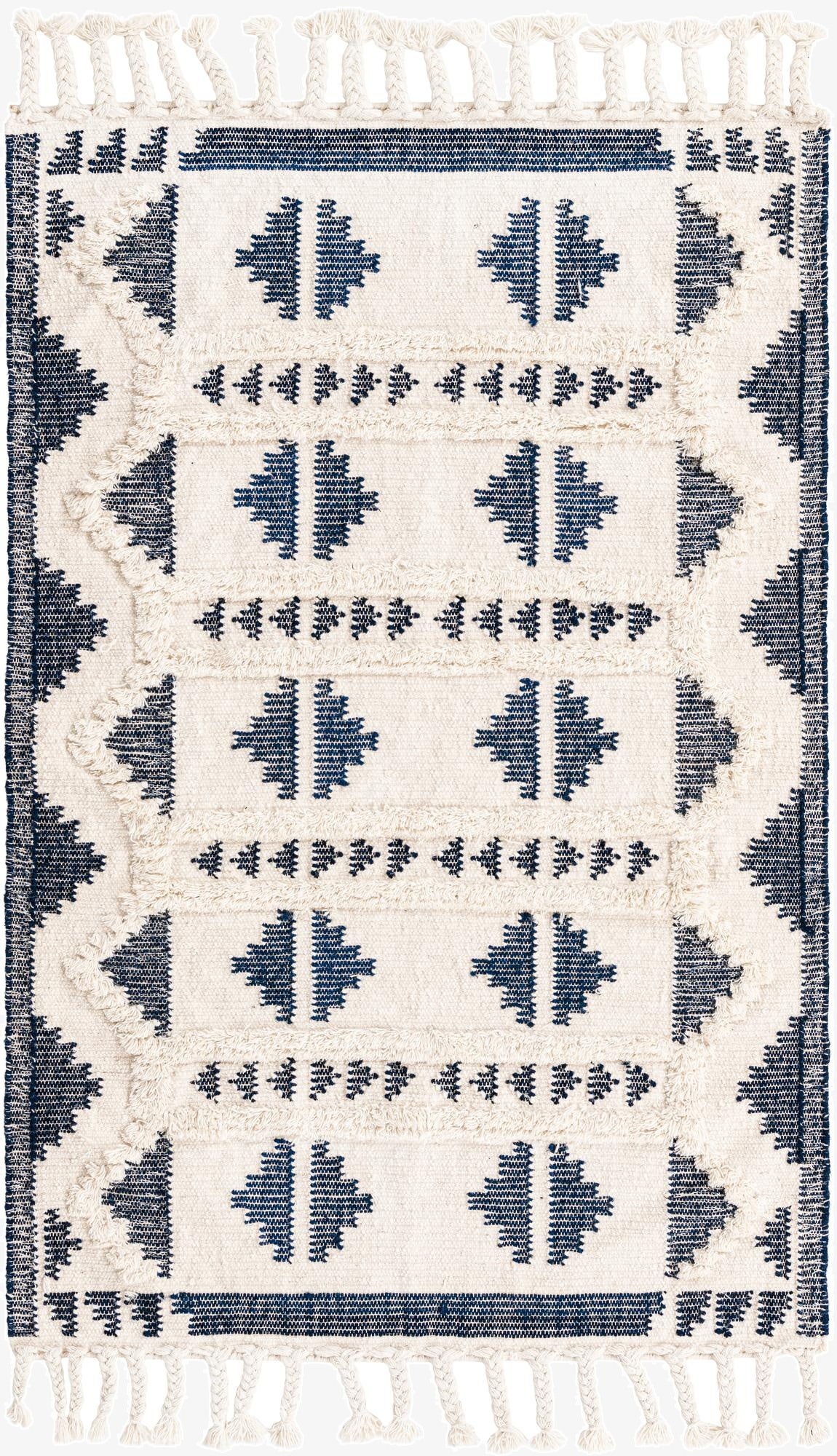 4' 1 x 6' 1  Hand Woven Arizona Wool Rug