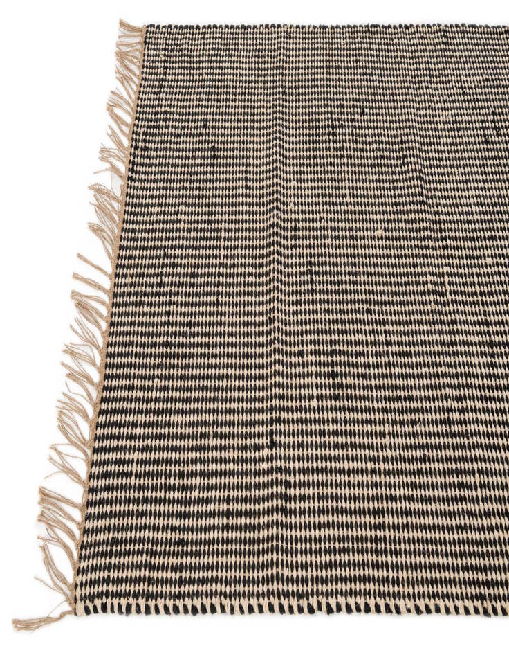 Detail image of 4' x 6' 4  Hand Braided Jute Rug
