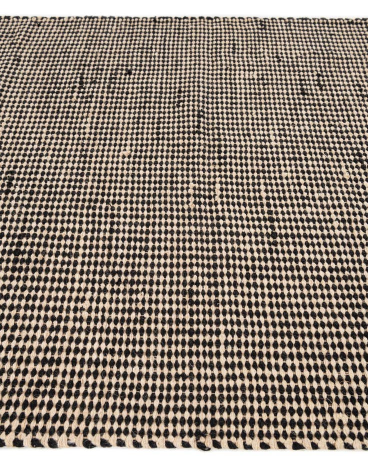 Detail image of 4' x 6' 4  Hand Braided Jute Rug