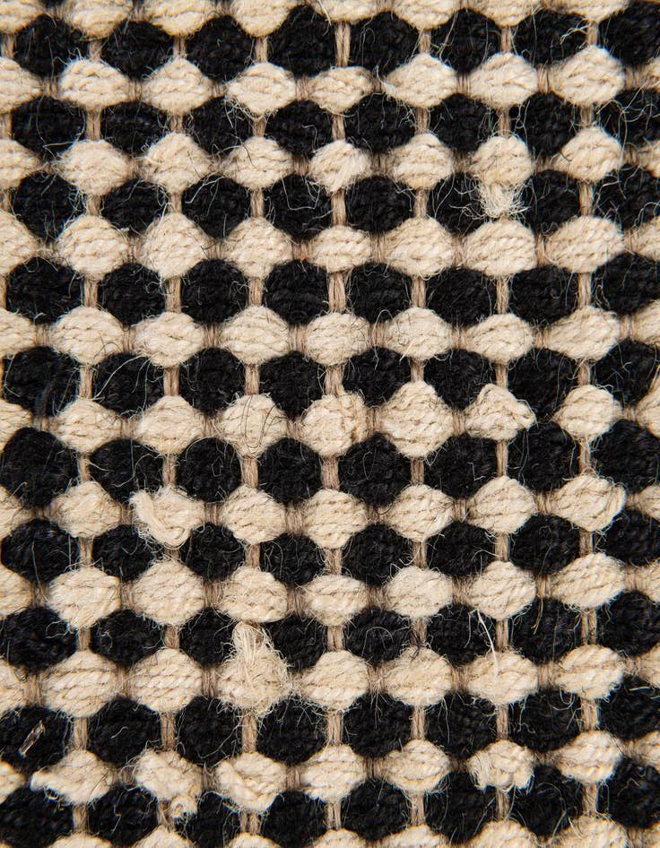 Detail image of 4' x 6' 4  Hand Braided Jute Rug