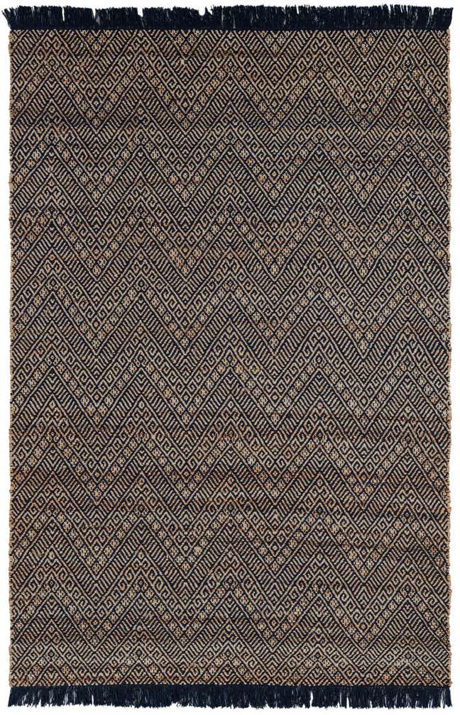 185cm x 275cm Fait main Braided Jute Tapis