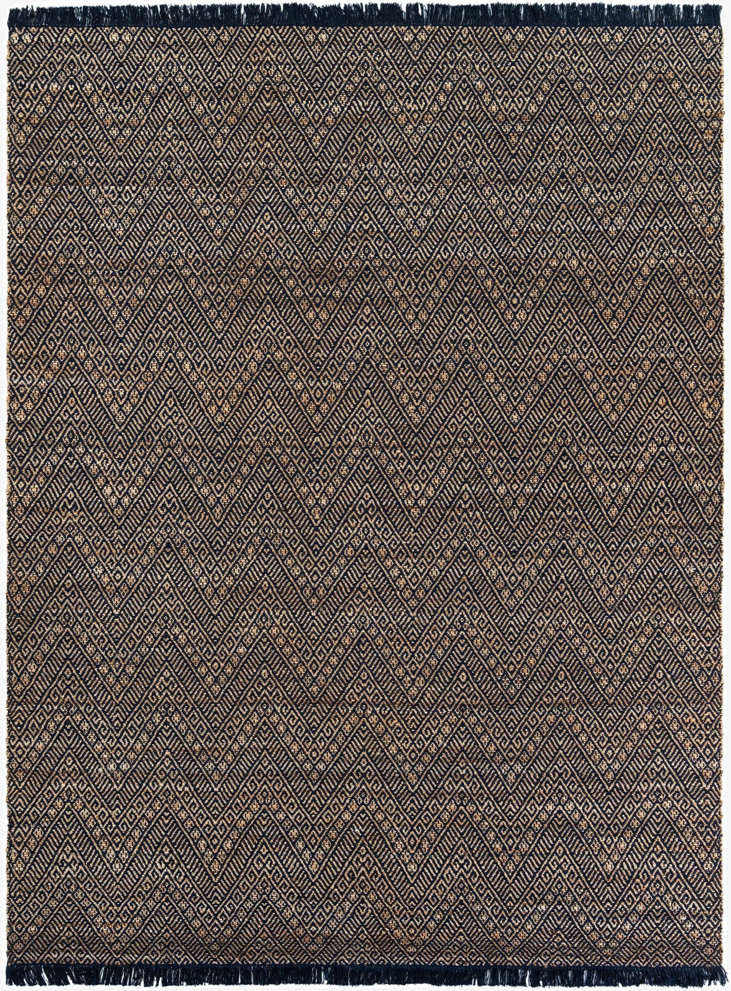 9' x 12'  Hand Braided Jute Rug