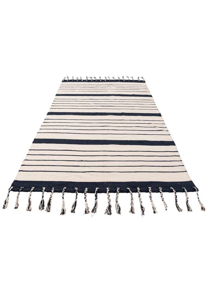 5' x 8' Hand Woven Chindi Cotton Rug