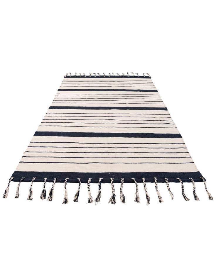 Detail image of 5' x 8'  Hand Woven Chindi Cotton Rug