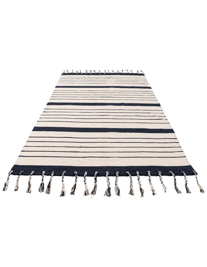 5' x 8' Hand Woven Chindi Cotton Rug