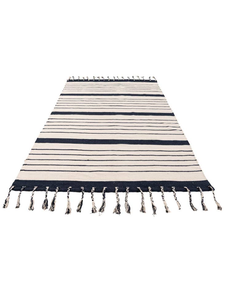 Detail image of 5' x 8' Hand Woven Chindi Cotton Rug