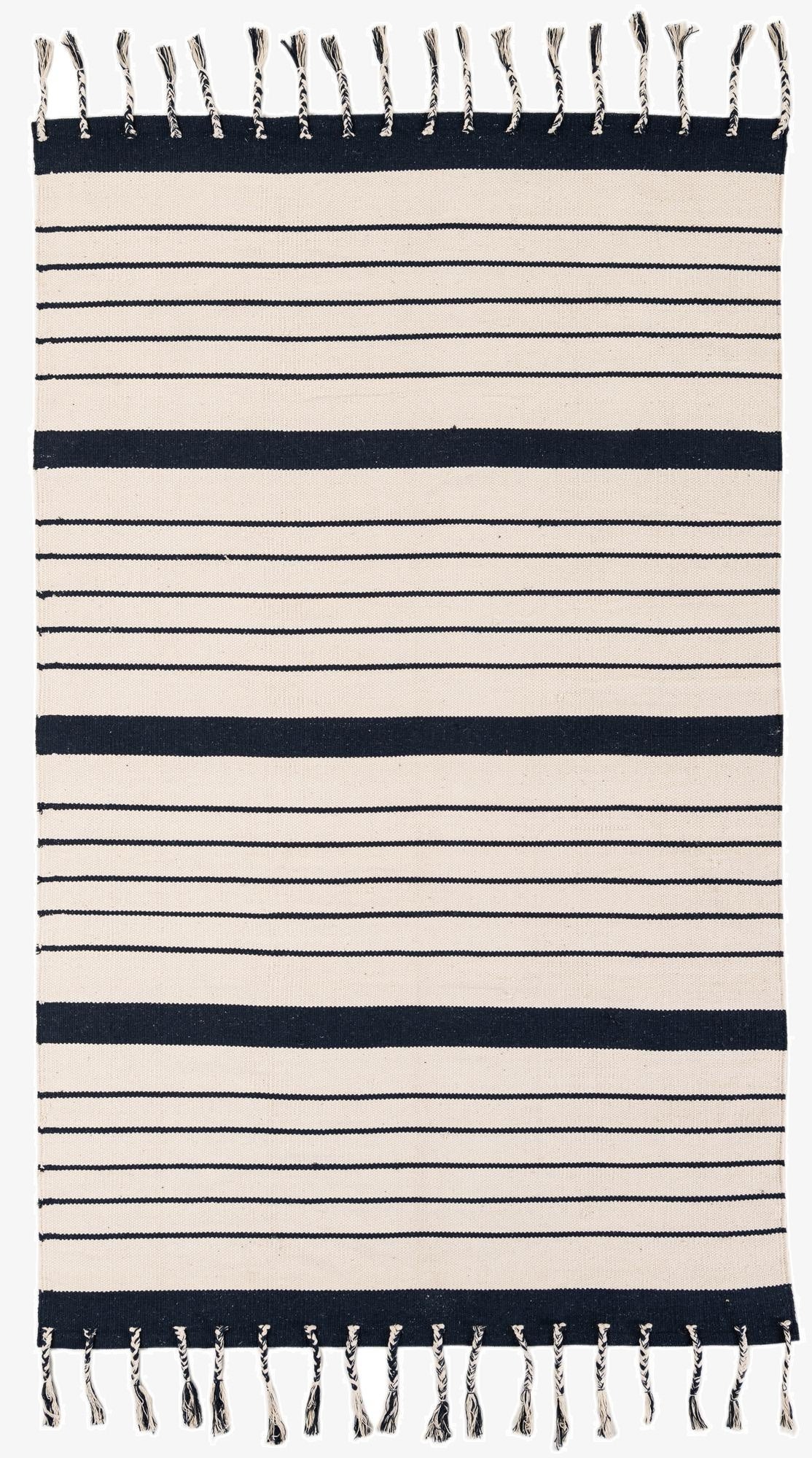 5' x 8'  Hand Woven Chindi Cotton Rug